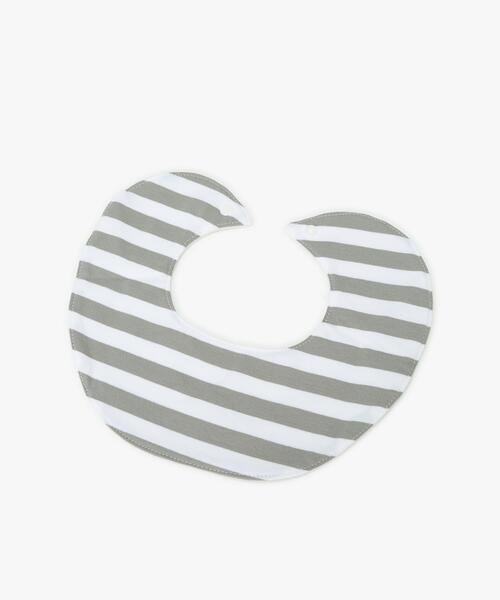 agnes b.（アニエスベー）の「ベビー ロゴ スタイ（スタイ/よだれかけ・キッズ・グレー系その他・FREE）」の3枚目の写真