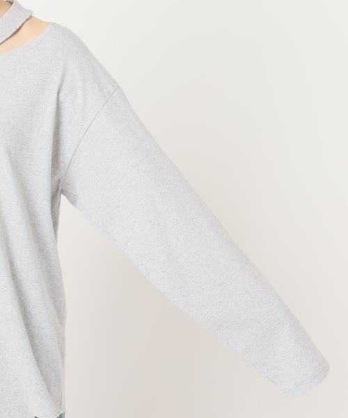 セール】PROVOKE/プロヴォーク cut out long sleeve Tee（T