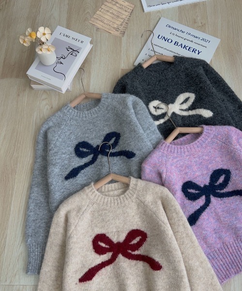 専用❤みかん❤ニット×６重ガーゼ⭐ハーフハンカチ❤リボン＆牛柄…りぼん。 専用❤みかん❤ニット×6重ガーゼ⭐ハーフハンカチ❤リボン＆牛