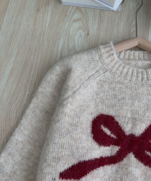 専用❤みかん❤ニット×６重ガーゼ⭐ハーフハンカチ❤リボン＆牛柄…りぼん。 専用❤みかん❤ニット×6重ガーゼ⭐ハーフハンカチ❤リボン＆牛柄