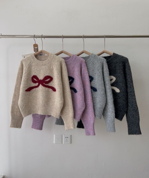 専用❤みかん❤ニット×６重ガーゼ⭐ハーフハンカチ❤リボン＆牛柄…りぼん。 専用❤みかん❤ニット×6重ガーゼ⭐ハーフハンカチ❤リボン＆牛