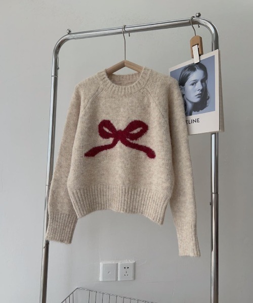 専用❤みかん❤ニット×６重ガーゼ⭐ハーフハンカチ❤リボン＆牛柄…りぼん。 専用❤みかん❤ニット×6重ガーゼ⭐ハーフハンカチ❤リボン＆牛柄