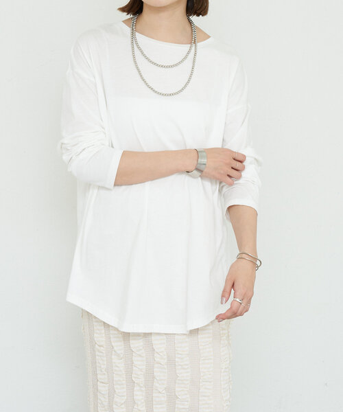 TODAYFUL - shenery ルーズロンT  ベージュ　新品タグ付　シーナリー SHENERY（シーナリー）の「ルーズロンTee（Tシャツ/カットソー