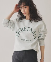 VIRAL. | 【ECLAT METTRE．】アーチロゴコンパクトプルオーバー(スウェット)