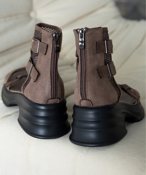 VACANCY（ヴァカンシー）の「【select item】メッシュダッドウェーブソールサンダル（サンダル・レディース・ブラック/カーキ・X-LARGE/LARGE/MEDIUM）」の13枚目の写真