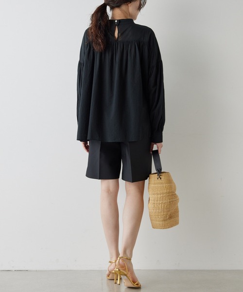 Whim Gazette ローバンドカラープルオーバー セール】ローバンドカラープルオーバー（シャツ/ブラウス