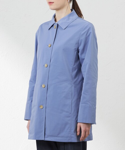 amaca(アマカ)の「【花粉防止・撥水】【Anniversary Piece】ポランガード3WAYステンカラーコート(ステンカラーコート・レディース・ブルー系その他4/ダークネイビー/ベージュ・38/40)」の14枚目の写真