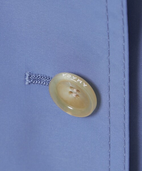 amaca(アマカ)の「【花粉防止・撥水】【Anniversary Piece】ポランガード3WAYステンカラーコート(ステンカラーコート・レディース・ブルー系その他4/ダークネイビー/ベージュ・38/40)」の8枚目の写真