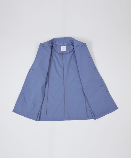amaca(アマカ)の「【花粉防止・撥水】【Anniversary Piece】ポランガード3WAYステンカラーコート(ステンカラーコート・レディース・ブルー系その他4/ダークネイビー/ベージュ・38/40)」の9枚目の写真