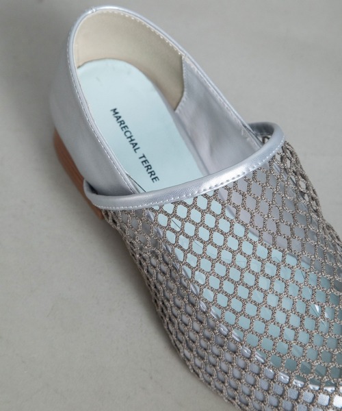 MARECHAL TERRE（マルシャルテル）の「メッシュサンダル（サンダル・レディース・ブラック/シルバー/ゴールド・23.5/22.5/24.5）」の8枚目の写真