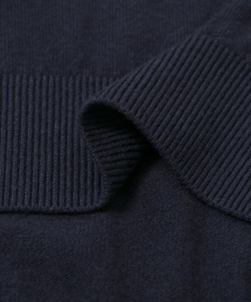 Yonetomi(ヨネトミ)の「Yonetomi Spiber NEW BASIC KNIT PULLOVER(ニット/セーター・メンズ・オレンジ/ブラック/ネイビー・3/4)」の10枚目の写真