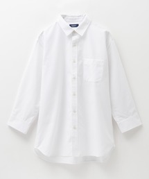 NAVY COOLMAX リネン七分袖シャツ