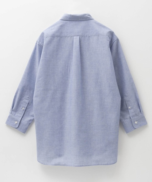 NAVY（ネイビー）の「NAVY COOLMAX リネン七分袖シャツ（シャツ/ブラウス・メンズ・オフホワイト/ブラック/ブルー系その他/ネイビー・S/M/L/XL）」の8枚目の写真