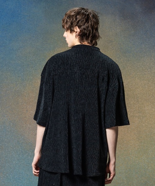 glamb(グラム)の「Glamour Crepe Shirt / グラマークレープシャツ(シャツ/ブラウス・メンズ・ブラック/ホワイト/ブルー・S/M/L)」の20枚目の写真