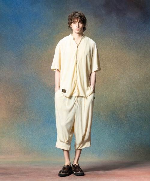 glamb(グラム)の「Glamour Crepe Shirt / グラマークレープシャツ(シャツ/ブラウス・メンズ・ブラック/ホワイト/ブルー・S/M/L)」の16枚目の写真