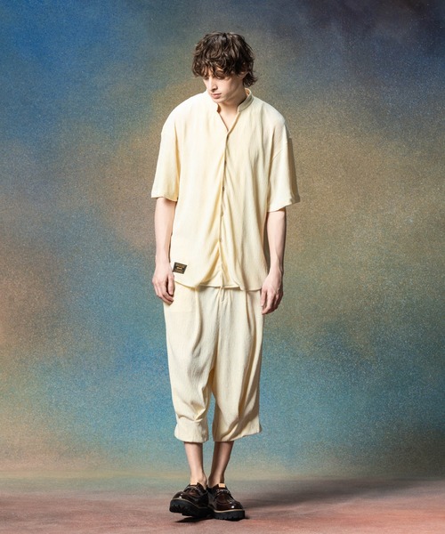 glamb(グラム)の「Glamour Crepe Shirt / グラマークレープシャツ(シャツ/ブラウス・メンズ・ブラック/ホワイト/ブルー・S/M/L)」の17枚目の写真