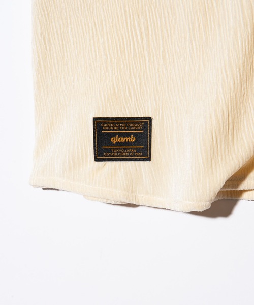 glamb(グラム)の「Glamour Crepe Shirt / グラマークレープシャツ(シャツ/ブラウス・メンズ・ブラック/ホワイト/ブルー・S/M/L)」の6枚目の写真