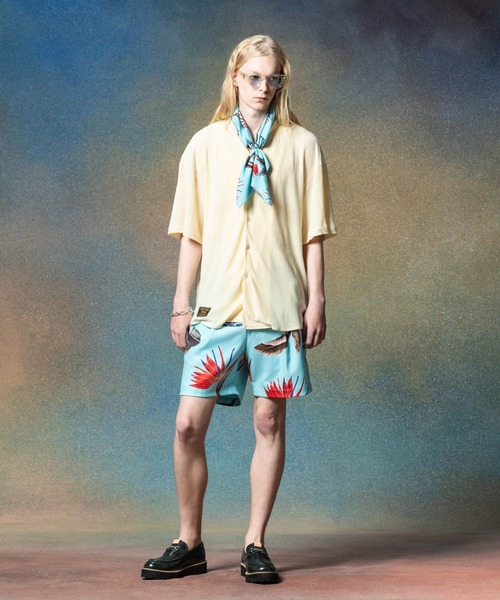 glamb(グラム)の「Glamour Crepe Shirt / グラマークレープシャツ(シャツ/ブラウス・メンズ・ブラック/ホワイト/ブルー・S/M/L)」の19枚目の写真