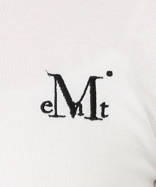 MUCENT(ムセント)の「MUCENT/CROPシャーリングロングスリーブ(Tシャツ/カットソー・レディース・ホワイト・FREE)」の2枚目の写真
