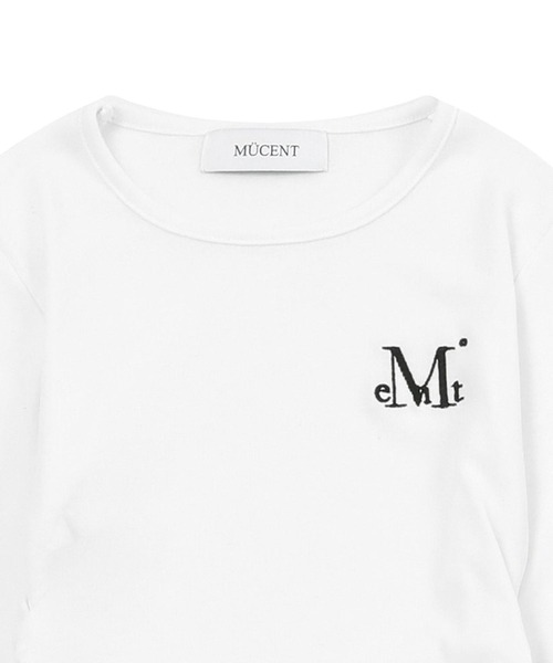 MUCENT(ムセント)の「MUCENT/CROPシャーリングロングスリーブ(Tシャツ/カットソー・レディース・ホワイト・FREE)」の13枚目の写真