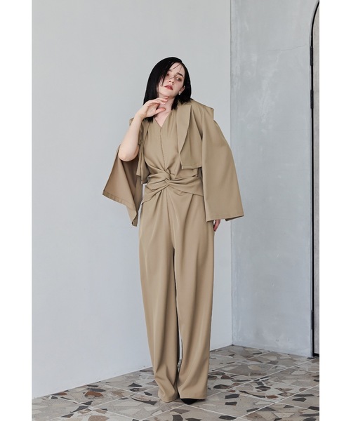 プラクティカルショートジャケットセットアップ 2点セット パンツ