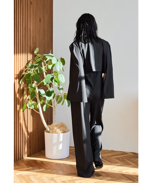 プラクティカルセットアップ　ブラック プラクティカルセットアップ 2点セット ストライプ ジャケット