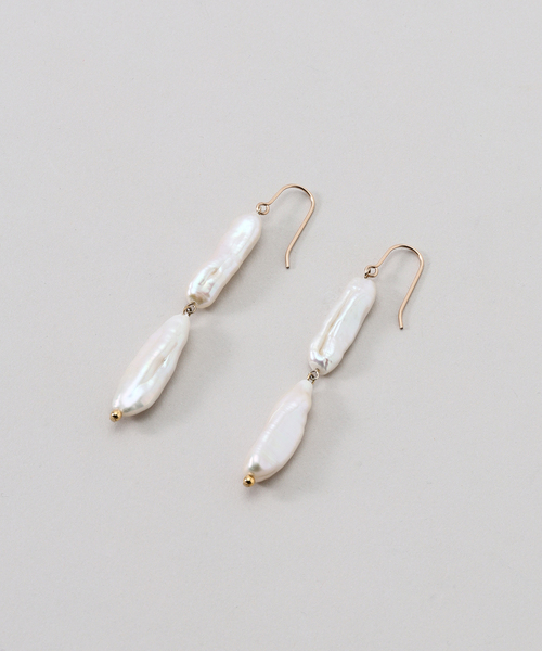 MIHOKO & SAKAI / ミホコ&サカイ】パールピアス：22（ピアス（両