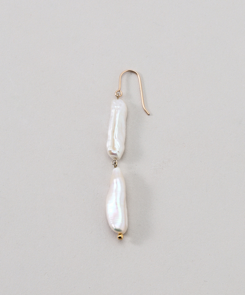 MIHOKO SAKAI/ミホコサカイ フェザーパールピアス（ピアス（両耳