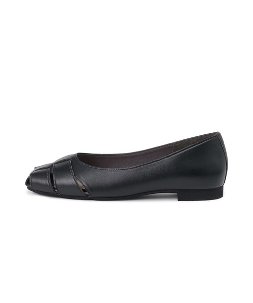 artemis by DIANA（アルテミスバイダイアナ）の「【片足150g】軽量グルカ風フラットシューズ（パンプス・レディース・シルバー/ダークベージュ/アイボリー/ブラック・23.0cm/24.5cm/23.5cm/22.5cm/25.0cm/24.0cm/22.0cm）」の21枚目の写真