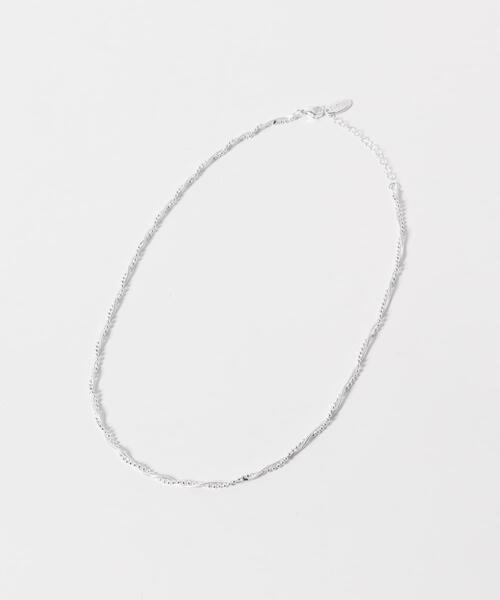 SMELLY（スメリー）の「ボールスネークチェーンツイストネックレス（ネックレス・レディース・シルバー・-）」の4枚目の写真