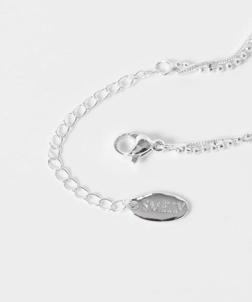 SMELLY（スメリー）の「ボールスネークチェーンツイストネックレス（ネックレス・レディース・シルバー・-）」の6枚目の写真