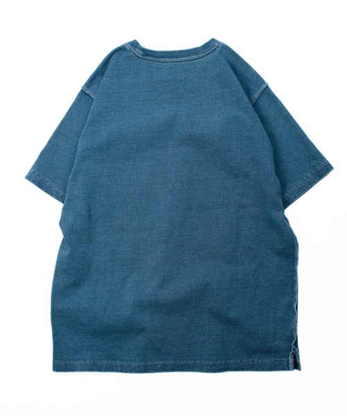 Hub&Spoke(ハブアンドスポーク)の「HUB&SPOKE ポケ Tee(Tシャツ/カットソー・メンズ・ダークインディゴブルー/ライトインディゴブルー/インディゴブルー・X-LARGE/LARGE/MEDIUM)」の12枚目の写真