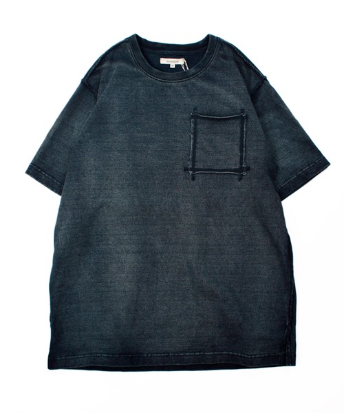 Hub&Spoke(ハブアンドスポーク)の「HUB&SPOKE ポケ Tee(Tシャツ/カットソー・メンズ・ダークインディゴブルー/ライトインディゴブルー/インディゴブルー・X-LARGE/LARGE/MEDIUM)」の17枚目の写真