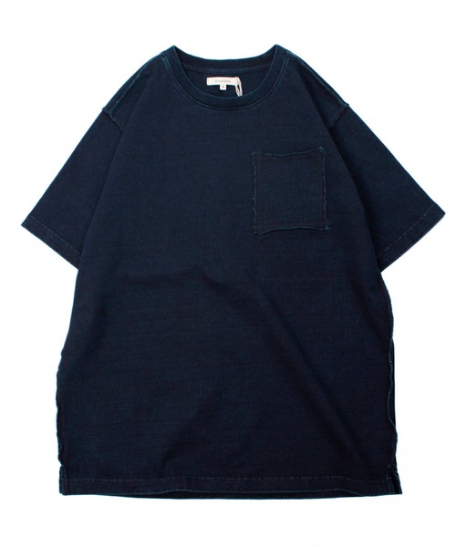 Hub&Spoke(ハブアンドスポーク)の「HUB&SPOKE ポケ Tee(Tシャツ/カットソー・メンズ・ダークインディゴブルー/ライトインディゴブルー/インディゴブルー・X-LARGE/LARGE/MEDIUM)」の18枚目の写真