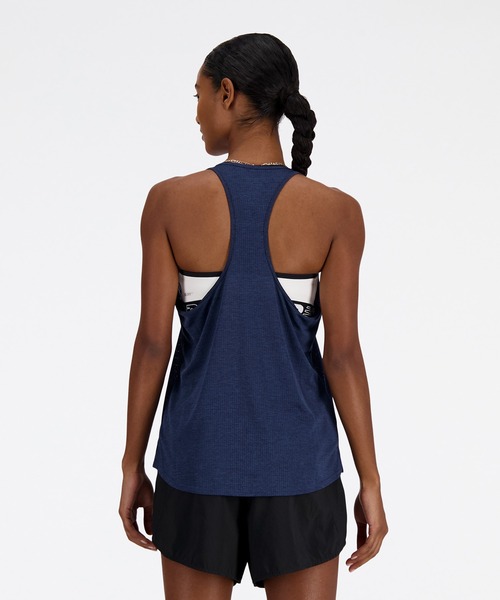 NEW BALANCE（ニューバランス）の「Athletics タンク（タンクトップ・レディース・ネイビー・LARGE/MEDIUM/SMALL）」の3枚目の写真