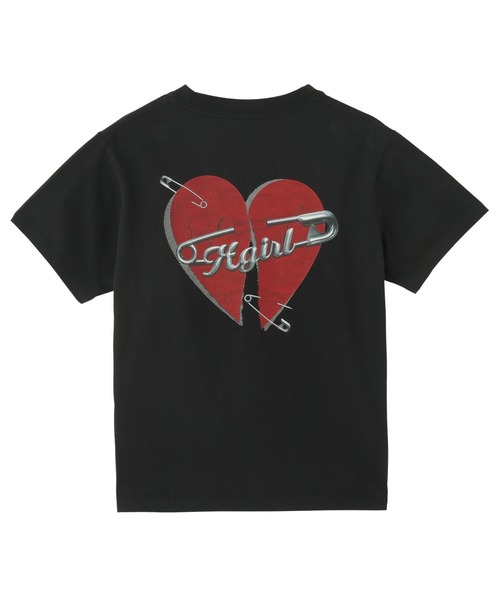 セール】SAFETY PIN AND HEART LOGO S/S TEE（Tシャツ