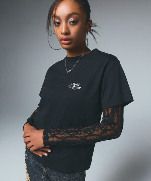 セール】SAFETY PIN AND HEART LOGO S/S TEE（Tシャツ