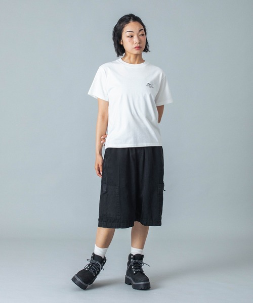 X-girl SAFETY PIN AND HEART LOGO Tシャツ セール】SAFETY PIN AND HEART LOGO S/S TEE（Tシャツ