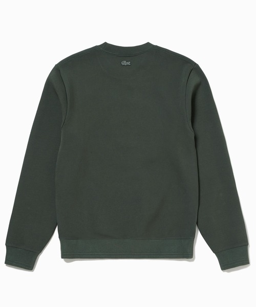 LACOSTE(ラコステ)の「トーン・オン・トーンローレルステッチダブルフェイスクルーネックスウェット(スウェット・メンズ・ダークグリーン/ホワイト・2/3/4/5)」の6枚目の写真