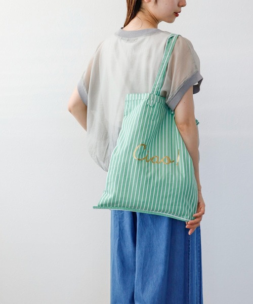 Cepica（セピカ）の「グッデイコレクターズサック（トートバッグ・レディース・ブルー/グリーン/ピンク/イエロー・フリー）」の8枚目の写真