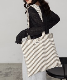 forksy.（フォルクシー）の「【forksy.】カラーストライプ パイル地 トートバッグ（トートバッグ）」