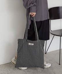 forksy.（フォルクシー）の「【forksy.】カラーストライプ パイル地 トートバッグ（トートバッグ）」