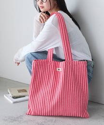 forksy.（フォルクシー）の「【forksy.】カラーストライプ パイル地 トートバッグ（トートバッグ）」