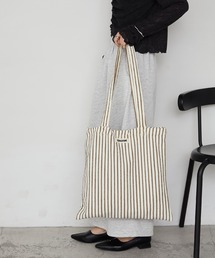 forksy.（フォルクシー）の「【forksy.】カラーストライプ パイル地 トートバッグ（トートバッグ）」