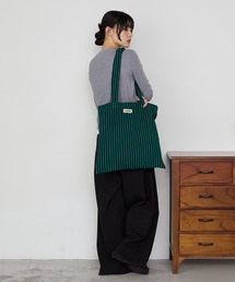 forksy.（フォルクシー）の「【forksy.】カラーストライプ パイル地 トートバッグ（トートバッグ）」