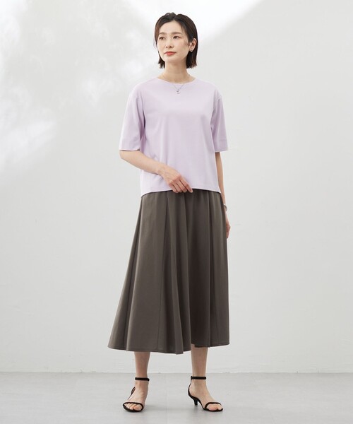 J.PRESS(ジェイプレス)の「【洗える】トリコットバイオ フレア スカート(スカート・レディース・ブラウン系/ベージュ系/ダルブルー系/ブラック系・7/9/11)」の17枚目の写真