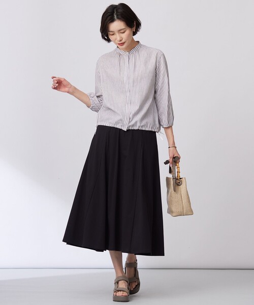 J.PRESS(ジェイプレス)の「【洗える】トリコットバイオ フレア スカート(スカート・レディース・ブラウン系/ベージュ系/ダルブルー系/ブラック系・7/9/11)」の19枚目の写真