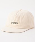 POLeR（ポーラー）の「POLeR/ポーラー FURRY FONT COTTON 6P CAP ファーリーフォント コットン 6パネル キャップ（キャップ・ONE SIZE）」