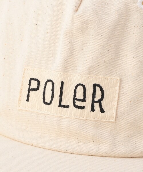 POLeR（ポーラー）の「POLeR/ポーラー FURRY FONT COTTON 6P CAP ファーリーフォント コットン 6パネル キャップ（キャップ・メンズ・ブラック/ナチュラル/ネイビー・ONE SIZE）」の7枚目の写真