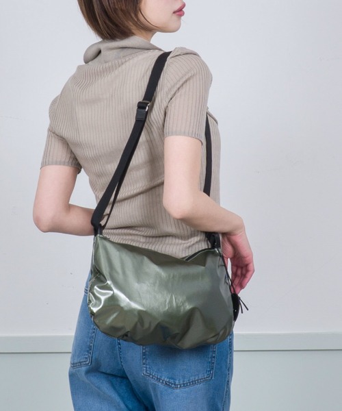 Jack Gomme（ジャックゴム）の「【JACK GOMME/ジャックゴム】ショルダーバッグ　メッセンジャー　FILO（ショルダーバッグ・レディース・ブラック/ホワイト/カーキ/ゴールド/ライトブルー・FREE）」の20枚目の写真